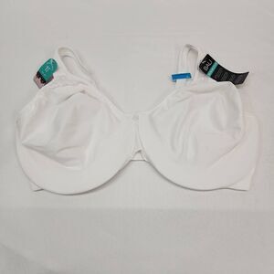 BALI Size 42 DDD Passion for Comfort Minimizes Underwire Bra 3385 White NWT